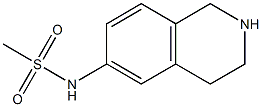 N-(1,2,3,4-tetrahydroisoquinolin-6-yl)methanesulfonamide 구조식 이미지