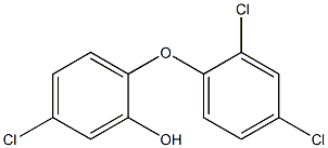 2,4,4'-Trchloro-2'-hydroxydiphenylether Structure