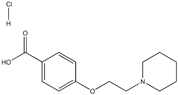 4-[2-(1-piperdinyl)ethoxy]benzoic
acid HCl 구조식 이미지