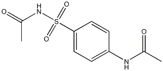 N1,N4-Diacety Sulphanilamide Structure