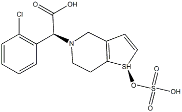 R S Clopidogrel Bisulphate Structure