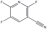 2,5,6-TRIFLUORO-NICOTINONITRILE Structure