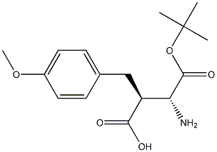 (R,S)-Boc-3-amino-2-(4-methoxy-benzyl)-propionic acid 구조식 이미지