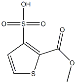 2-(methoxycarbonyl)thiophene-3-sulfonic acid Structure