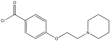 4-(2-piperidin-1-ylethoxy)benzoyl chloride Structure