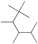 2,2,3,4,5-pentamethylhexane Structure