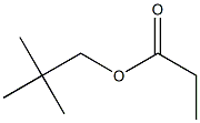 2,2-dimethylpropyl propanoate 구조식 이미지