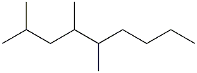 2,4,5-trimethylnonane Structure