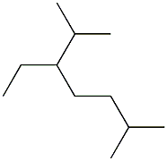 2,6-dimethyl-3-ethylheptane Structure