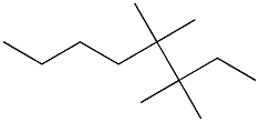 3,3,4,4-tetramethyloctane 구조식 이미지