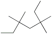 3,3,5,5-tetramethylheptane 구조식 이미지