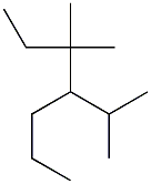 3,3-dimethyl-4-isopropylheptane Structure