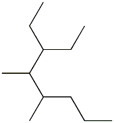 4,5-dimethyl-3-ethyloctane Structure