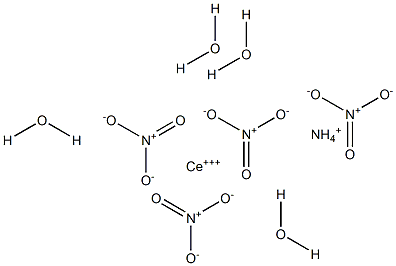 CERIUM(III) AMMONIUM NITRATE TETRAHYDRATE Structure