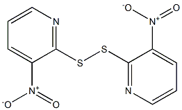 PYRIDINE, 2,2''-DITHIOBIS [3-NITRO-] Structure