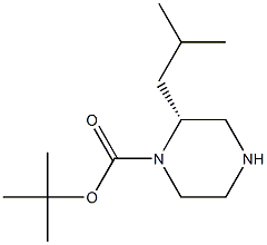 (R)-N1-BOC-2-ISOBUTYLPIPERAZINE 구조식 이미지