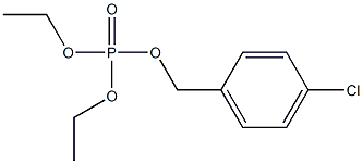 4-CHLOROBENZYL PHOSPHORIC ACID DIETHYL ESTER 구조식 이미지