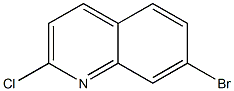 2-CHLORO-7-BROMOQUINOLINE 구조식 이미지