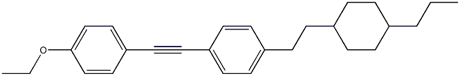 1-[4-ETHOXY(PHENYLETHYNYL)]-4-[2-(4-PROPYLCYCLOHEXYL)ETHYL]BENZENE 구조식 이미지