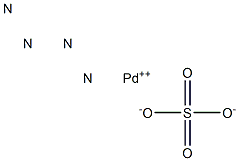 PALLADIUM TETRAMINE SULFATE Structure