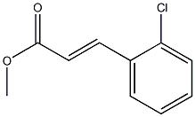 methyl 2-chlorocinnamate Structure