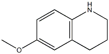 1,2,3,4-tetrahydro-6-methoxyquinoline Structure