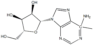 6-methyladenosine Structure