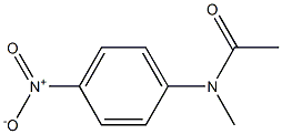 N-methyl-p-nitroacetanilide 구조식 이미지