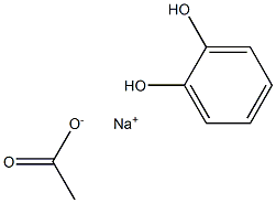 sodium catechol acetate 구조식 이미지