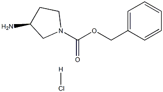 (S)-3-Amino-1-Cbz-pyrrolidine hydrochloride Structure