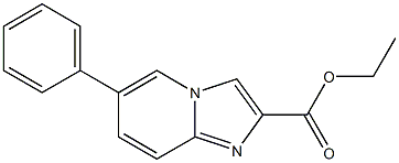 Ethyl 6-phenylimidazo[1,2-a]pyridine-2-carboxylate Structure