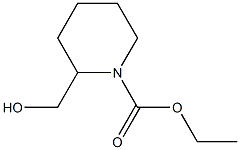 N-ethoxycarbonyl-2-piperidinemethanol 구조식 이미지