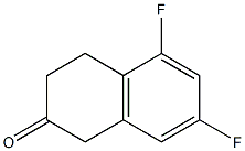 5,7-DIFLUORO-B-TETRALONE 구조식 이미지