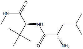 L-LEUCYL-L-TERT-LEUCINE-N-METHYLAMIDE Structure