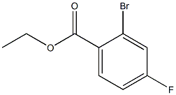 2-BROMO-4-FLUOROBENZOIC ACID ETHYL ESTER 구조식 이미지