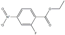 2-FLUORO-4-NITROBENZOIC ACID ETHYL ESTER Structure