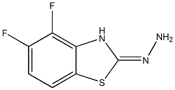 4,5-DIFLUORO-2(3H)-BENZOTHIAZOLONEHYDRAZONE Structure