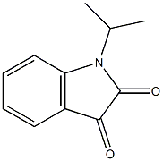 N-ISOPROPYLINDOLINE-2,3-DIONE 구조식 이미지