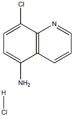 8-CHLOROQUINOLIN-5-AMINE HYDROCHLORIDE Structure