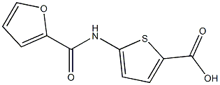 5-(2-FUROYLAMINO)THIOPHENE-2-CARBOXYLIC ACID Structure