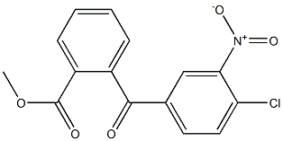 METHYL 2-(4-CHLORO-3-NITROBENZOYL)BENZOATE 구조식 이미지