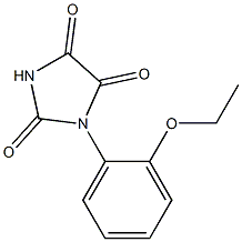 1-(2-ETHOXYPHENYL)IMIDAZOLIDINE-2,4,5-TRIONE Structure