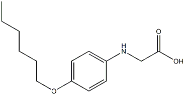 ()-4-HEXYLOXYPHENYLGLYCIN Structure