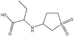 2-(1,1-DIOXO-TETRAHYDROTHIOPHEN-3-YLAMINO)-BUTYRIC ACID Structure