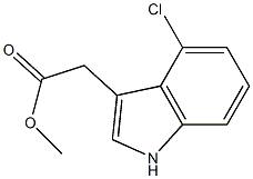 4-CHLOROINDOLE-3-ACETIC ACID METHYL ESTER 98% (HPLC) Structure