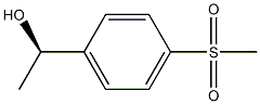 (1R)-1-[4-(METHYLSULFONYL)PHENYL]ETHANOL 구조식 이미지