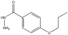 4-PROPOXYBENZOHYDRAZIDE Structure