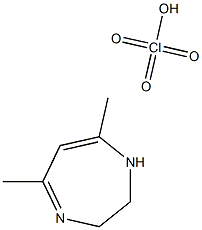 5,7-DIMETHYL-2,3-DIHYDRO-1H-[1,4]DIAZEPINEPERCHLORATE Structure