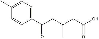 5-(4-METHYLPHENYL)-3-METHYL-5-OXOVALERIC ACID 95% 구조식 이미지