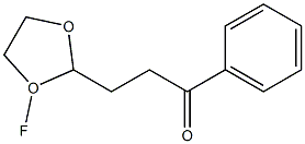 3-(1,3-DIOXOLAN-2-YL)-3''-FLUOROPROPIOPHENONE 96% Structure